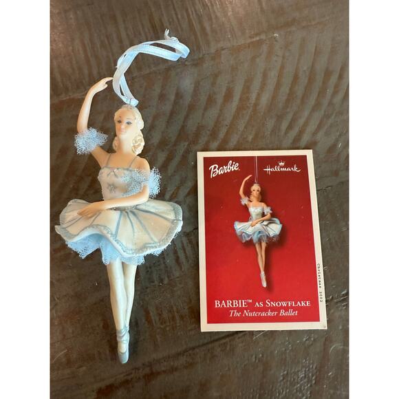 Barbie 2002 Hallmark Keepsake Ornament "Snowflake" The Nutcracker Ballet NIB - Picture 6 of 7